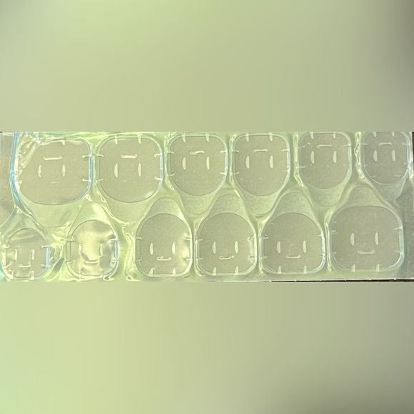 Square Long Marble French Tip Nails| Hand painted nails | Custom press on nails - Picture 4 of 5